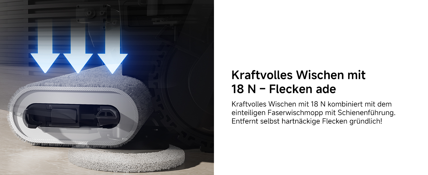 Робот-пилосос Mova Z50 Ultra з функцією миття підлоги, 19000 Па, 18N тиск, Lift-Mop, щітка, Tricut, DToF+RGB AI-уникнення перешкод, 75°C гаряча вода, самоочищення, авто-злив/поповнення