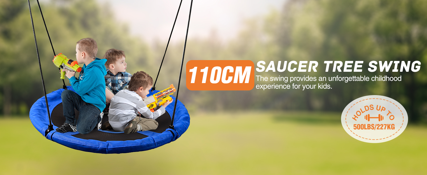 Шоукель REDCAMP Ø 110 см, водостійкий Textilene, для саду та майданчика, блакитний