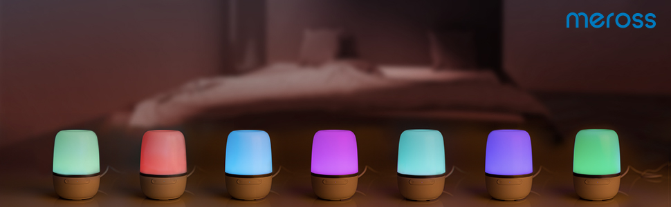 Світлодіодний приліжковий світильник meross Wi-Fi, сумісний з Apple HomeKit, Alexa, Google (Модель 3)