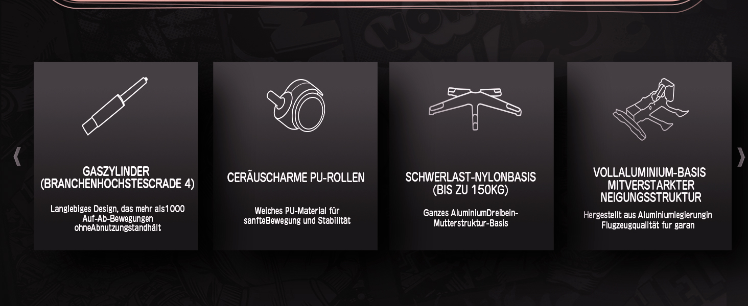 Ігровий крісло Dowinx з підніжкою, комфортний ігровий сідло для ПК, рожево-білий/чорний, для дорослих