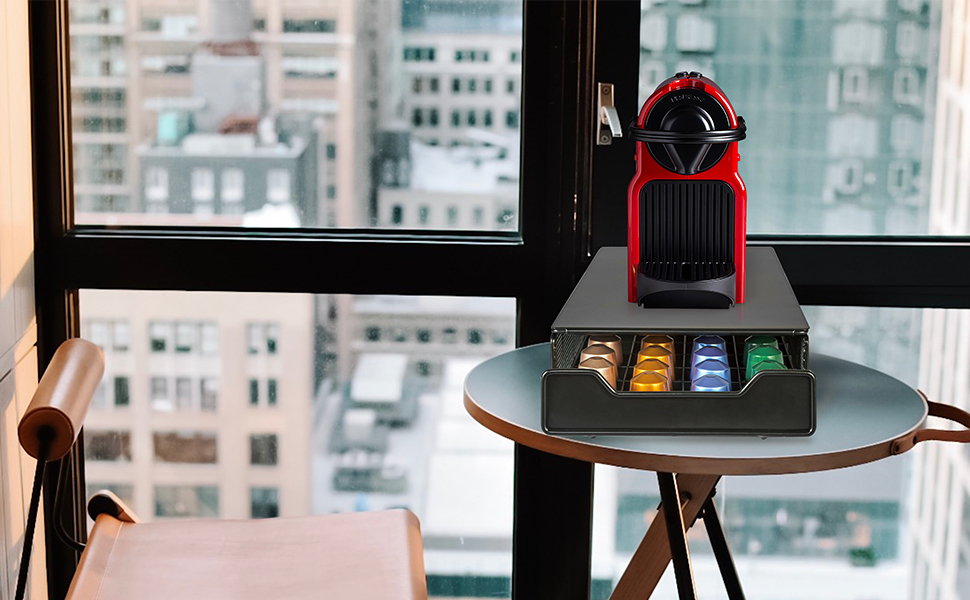 Утримувач для капсул кави, ящик-органайзер для Nespresso, вміщує 60 шт.