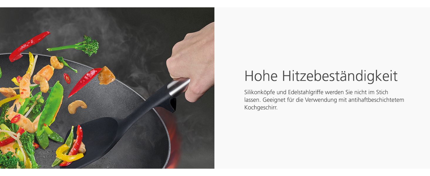 Joseph Joseph Elevate Fusion: Набір кухонних аксесуарів 5 шт. з силікону з компактною підставкою, BPA-free, стійкий до нагрівання, з антипригарним покриттям