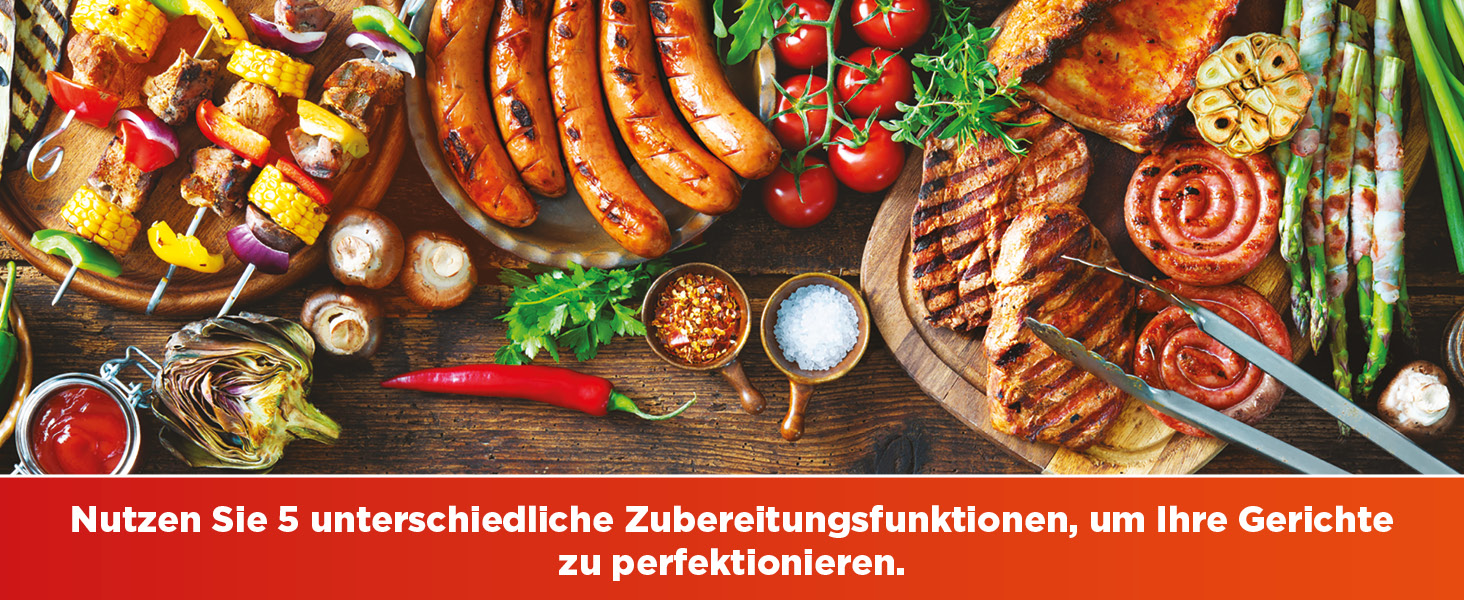 Мультигриль Ninja MAX 6-в-1 з фритюрницею, 3.8л, сірий/срібний, DG551EU