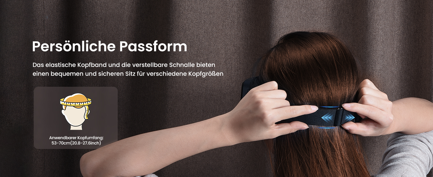 Масажер для очей RENPHO Eyeris 1 з підігрівом, вібрацією та Bluetooth, акумуляторний, для сухих очей, чорний