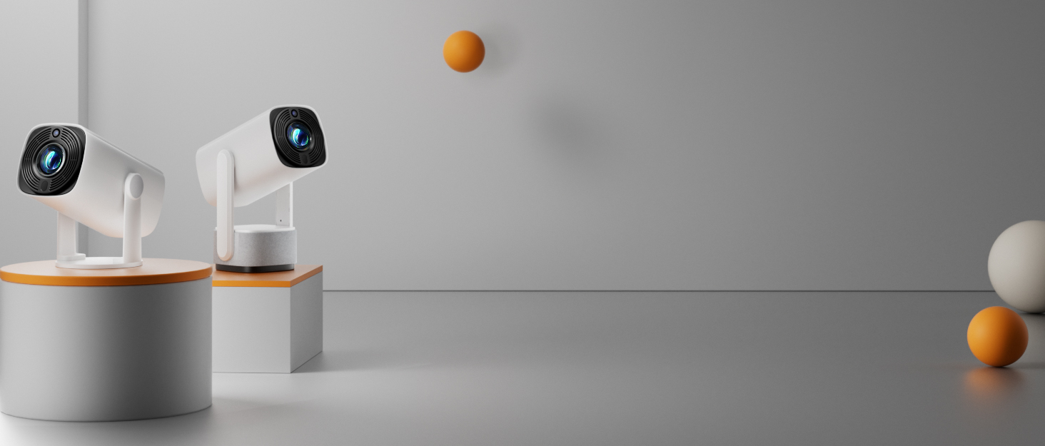 SOOMFON Mini Beamer 1080P: Портативний проєктор з Bluetooth, автотрапецеїдною корекцією та електричним фокусом. Сумісний з iPhone, Tablet, Laptop, TV Stick, HDMI, USB