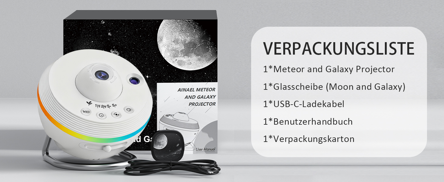 Проєктор зоряного неба Sternenhimmel: Галактика, планетарій, нічник для дітей та дорослих. Святковий подарунок для спальні