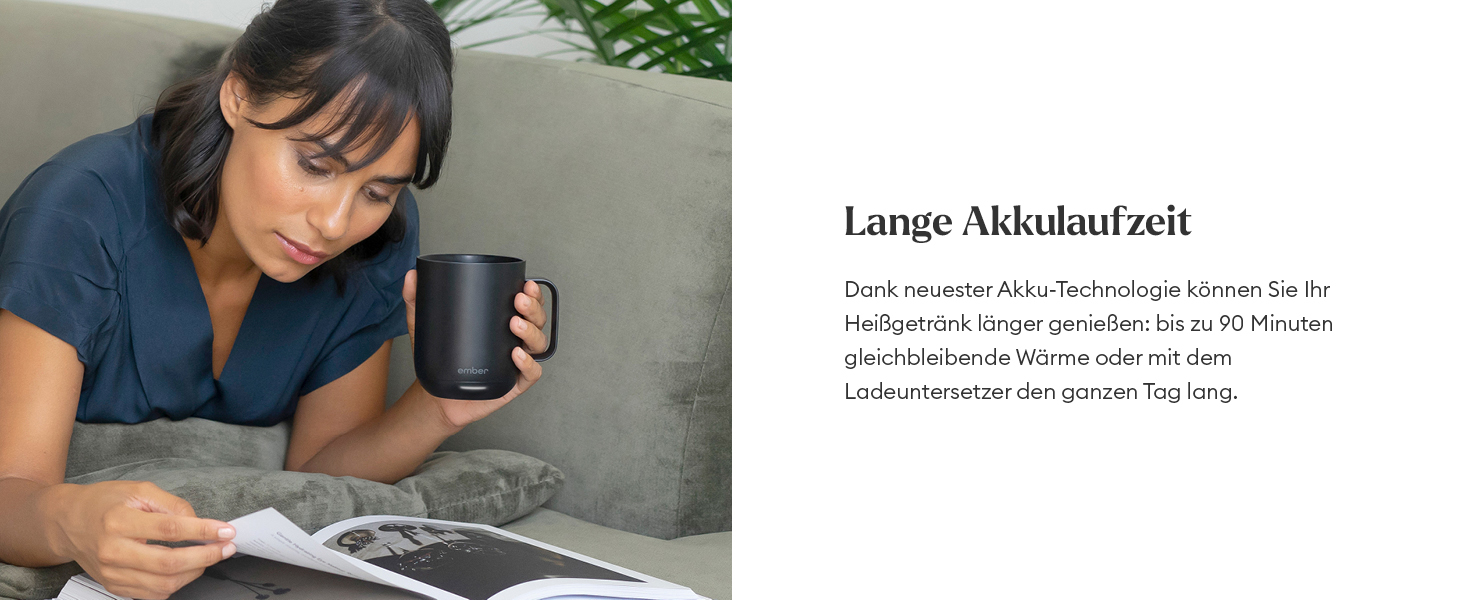 Розумний термокружка Ember Smart Mug 2, 295 мл, чорний: регулювання температури через додаток, LED дисплей, акумулятор, покращений дизайн