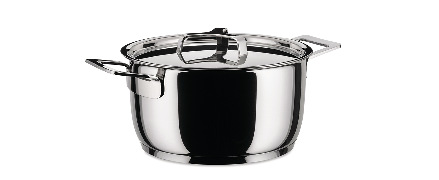 Сковорода Alessi BISTECCHIERA AL з алюмінію та нержавіючої сталі 18/10, багатокольорова