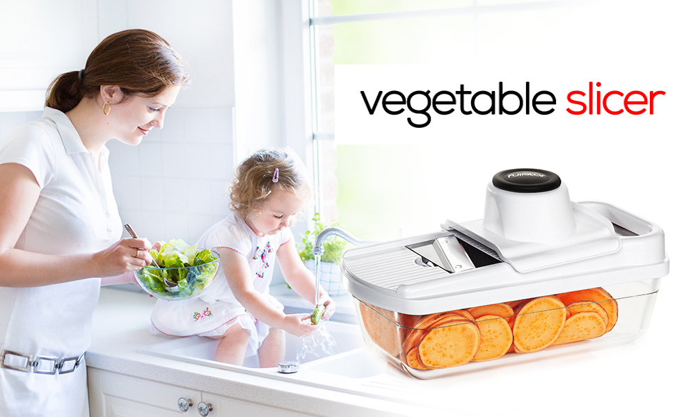 Мандоліна для нарізки овочів 7-в-1: натерття, нарізка скибочками, для кухні