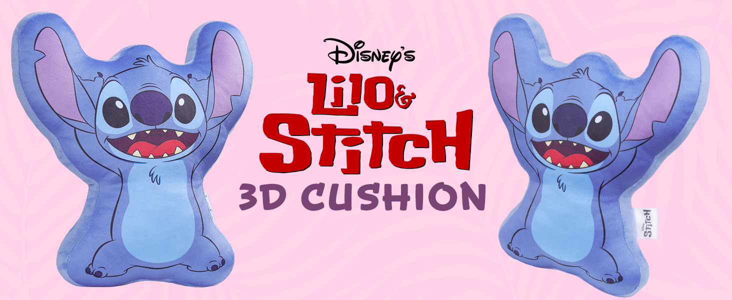 Декоративна подушка Disney Lilo & Stitch 3D (синя)