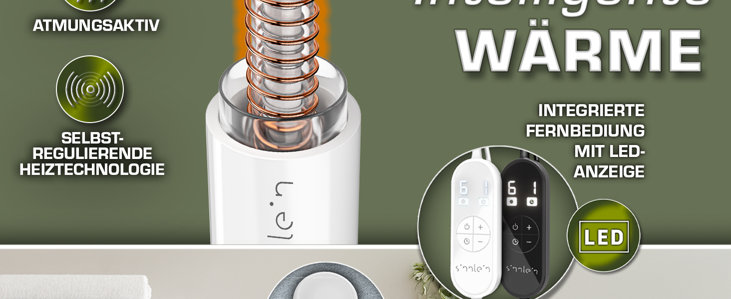 Електрична гріюча ковдра 200x180 см з таймером та 9 рівнями нагріву | Ковдра електрична для ліжка та дивану | Бежева