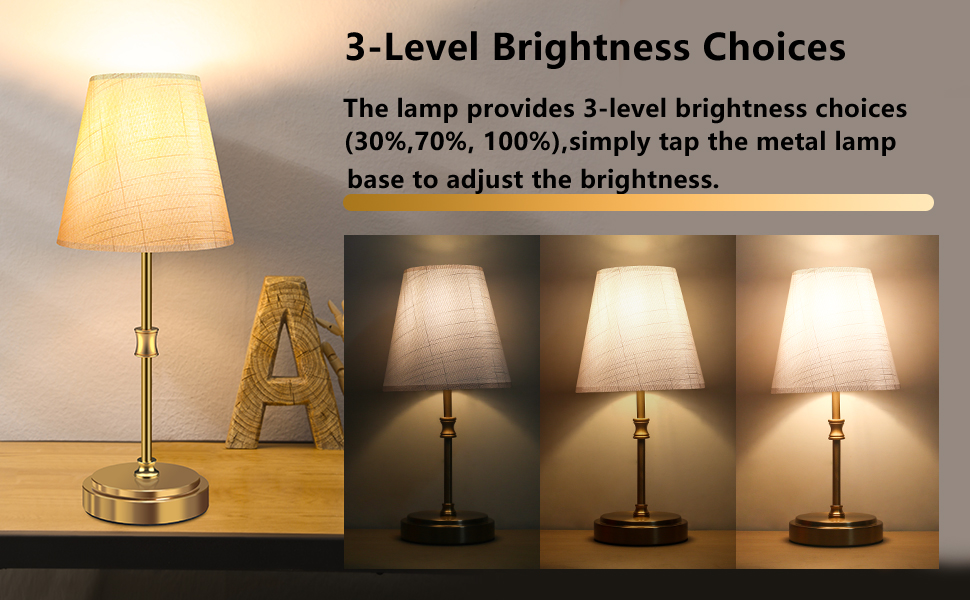 Настільна лампа Totofac 2 шт. з торшером, сенсорне керування, 3 рівні яскравості, тепле біле світло, LED, сучасний дизайн, ручна робота, для спальні, вітальні, офісу