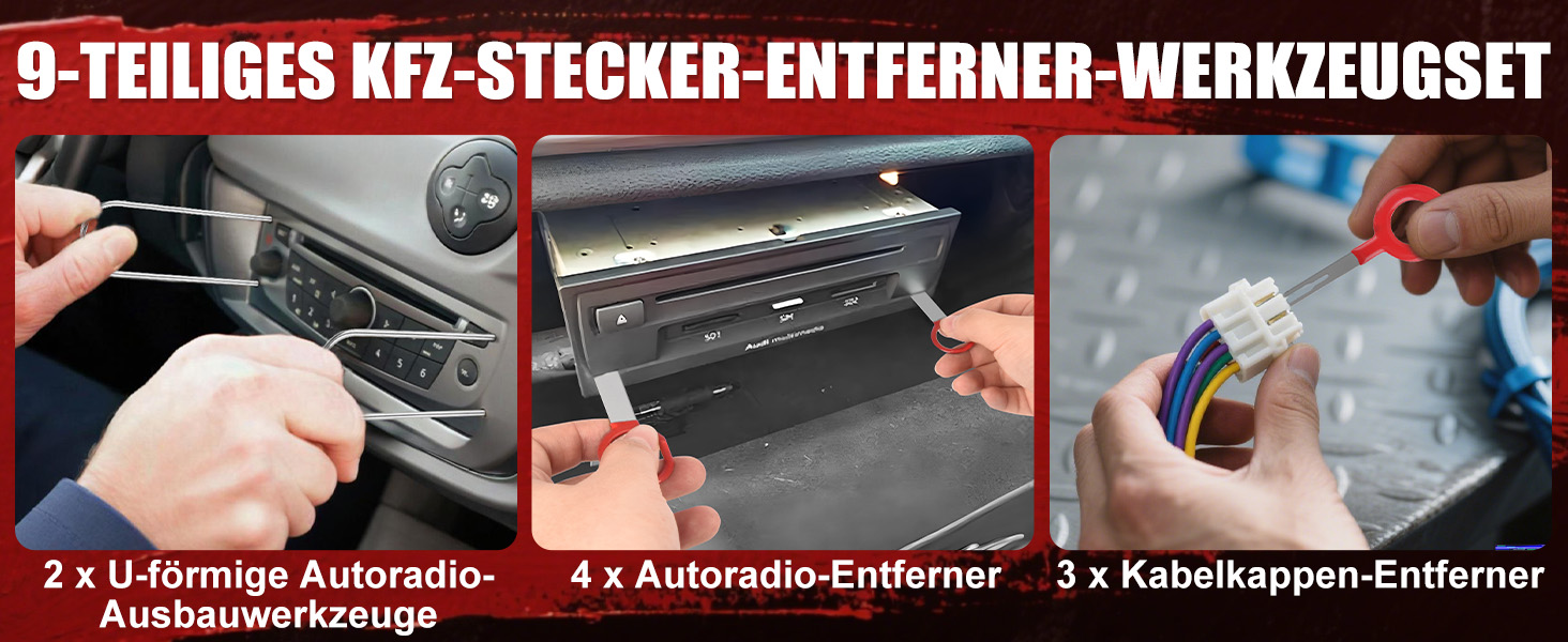 Набір інструментів Sundpey 379 предметів у кейсі з висувним ящиком, універсальний набір для дому та ремонту, червоний (132 предмети)