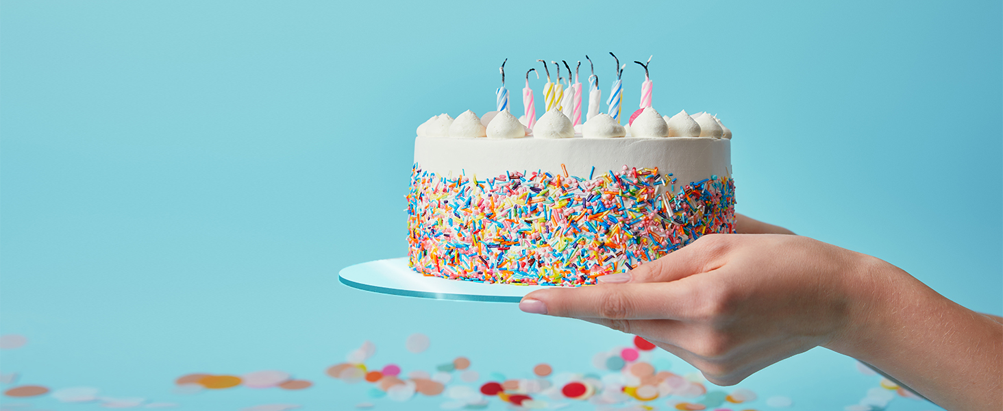 Силіконова форма для випічки тортів з антипригарним покриттям (з скляною основою XL), фіолетовий