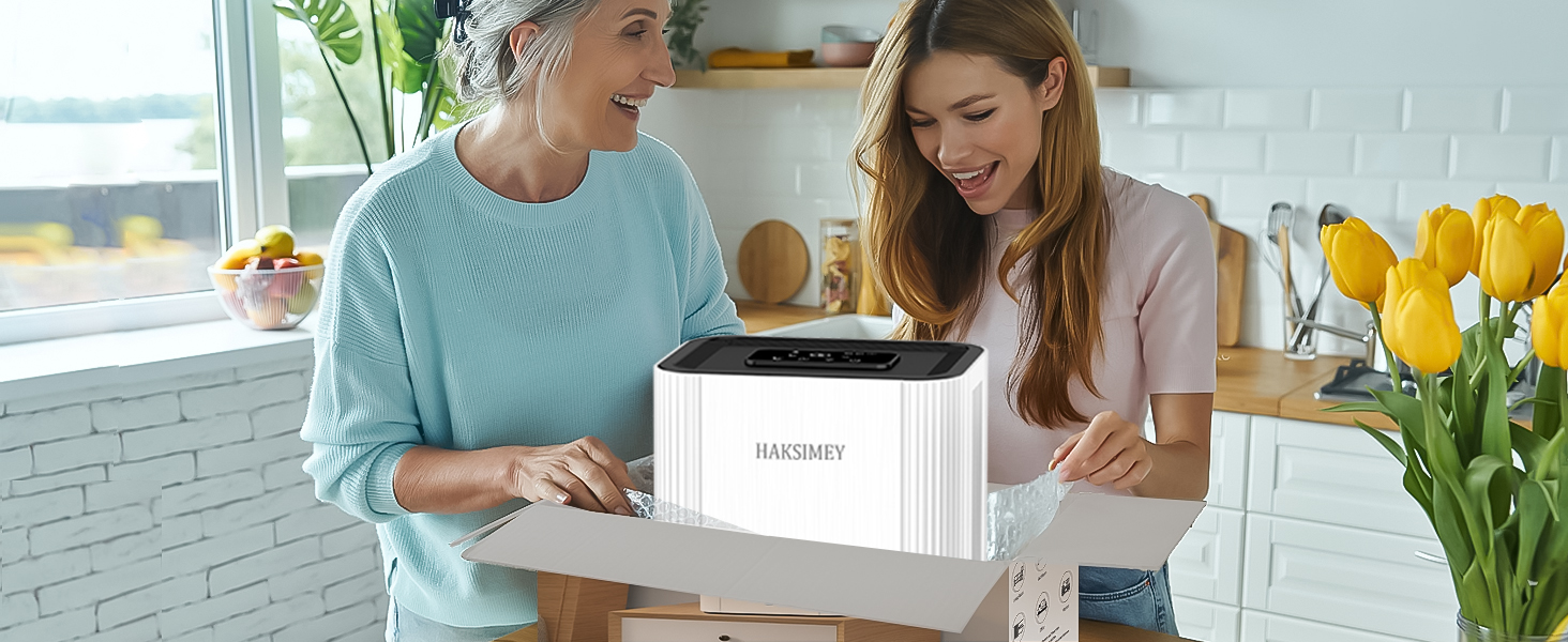 Електричний осушувач повітря 2800 мл з функцією відтавання та таймером, тихий осушувач для дому, підходить для підвалу, ванної кімнати, з 7-кольоровим LED-підсвічуванням та нічним режимом