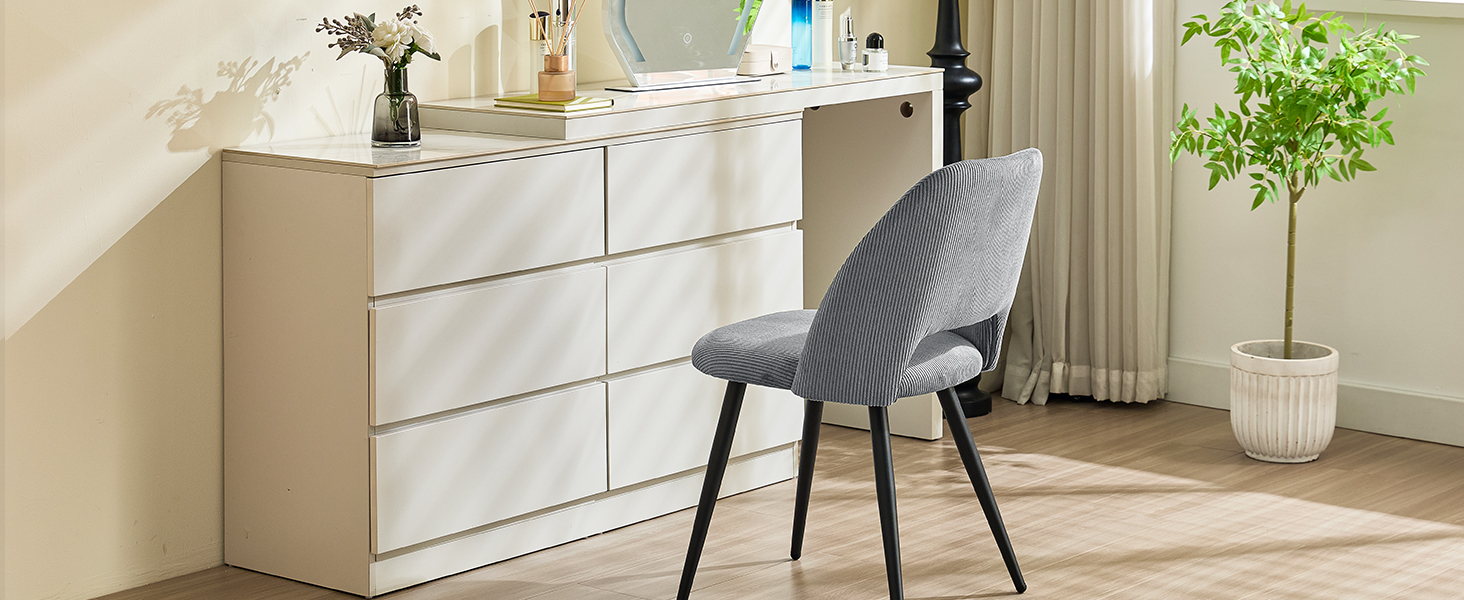 Набір обідніх стільців для їдальні, кухні, вітальні, спальні та зони відпочинку. М'який крісло-стілець з незалежними ніжками, оксамитова оббивка, зелений/сірий (2 шт.)