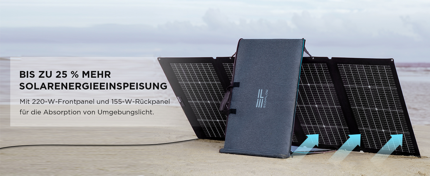 Електростанція EcoFlow Delta 2+ 220W: портативна, сонячна, 1024Wh, для кемпінгу та подорожей (Generalüberholt)