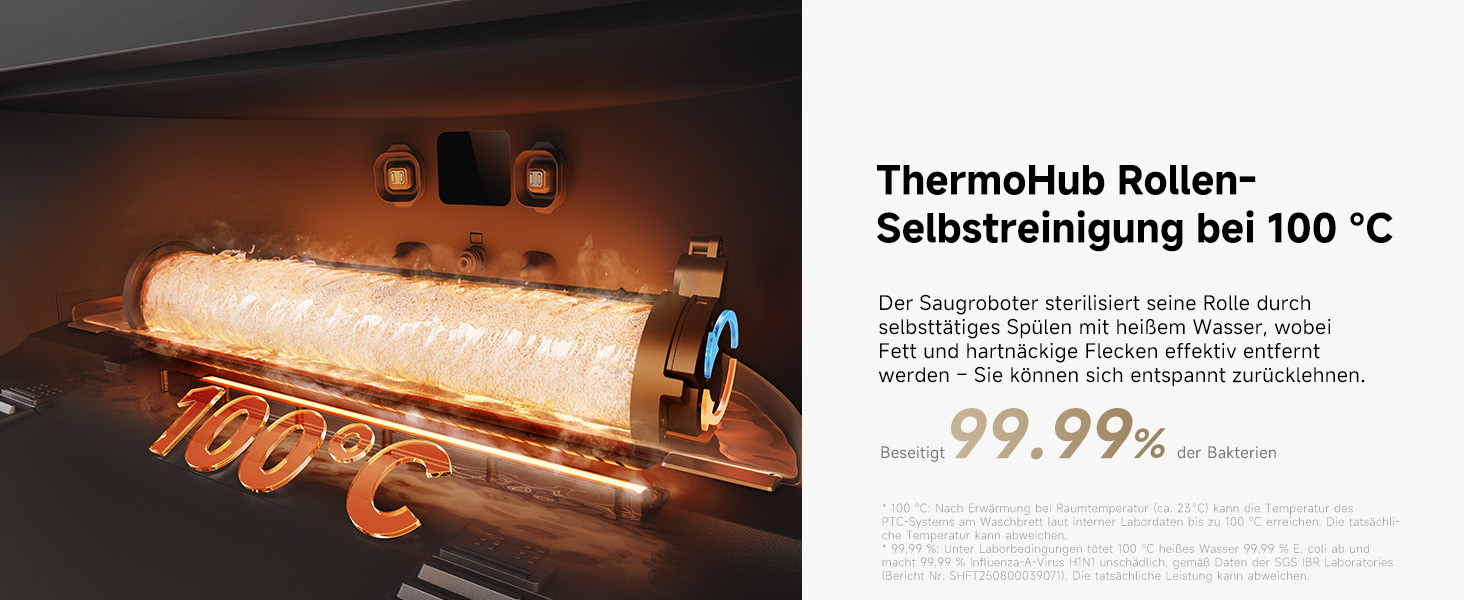 Робот-пилосос Dreame Aqua10 Roller: потужність 30000Pa, самоочищення, автоматичне випорожнення, керування голосом, чорний