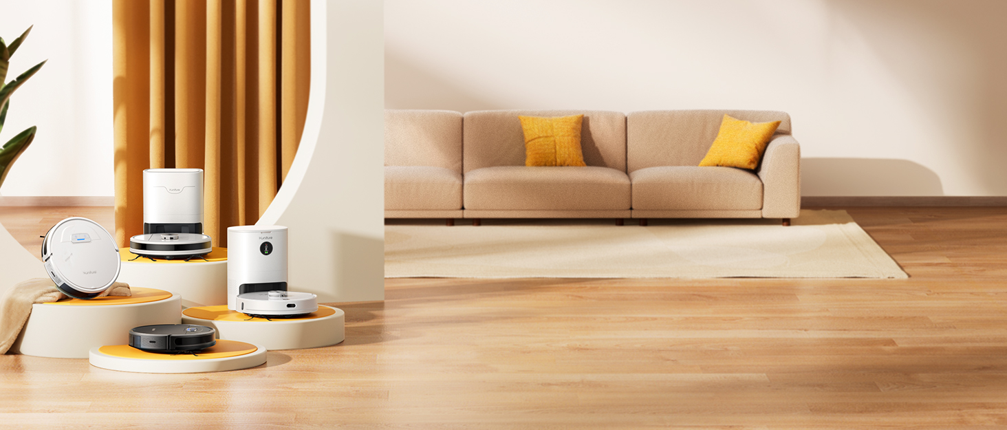 Робот-пилосос HONITURE G20 Pro з функцією миття, 4500Pa, керування через додаток, 180 хв роботи, для тварин, килимів та твердих підлог, чорний