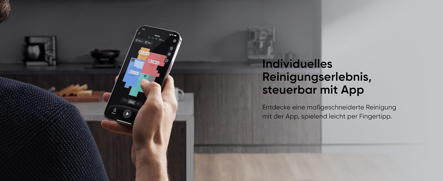 Робот-пилосос eufy L60 з базою самостійного очищення, потужність 5000Pa, захист від намотування волосся, 60 днів без випорожнення, iPath лазерна навігація (відновлений) (S1 Pro)