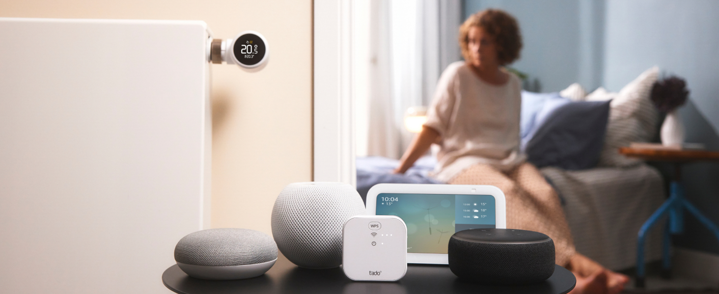 tado Smartes Heizkörperthermostat X – Набір з 3 шт., керування опаленням через додаток (Alexa, Siri, Google Assistant), енергозбереження, проста установка