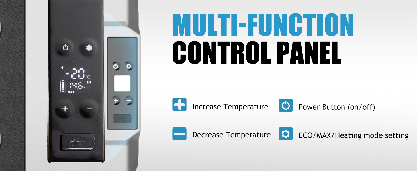 Автомобільний холодильник Alpicool CX50 50л компресорний, портативний, з USB, колесами та телескопічною ручкою для авто, кемпінгу, вантажівок, човнів