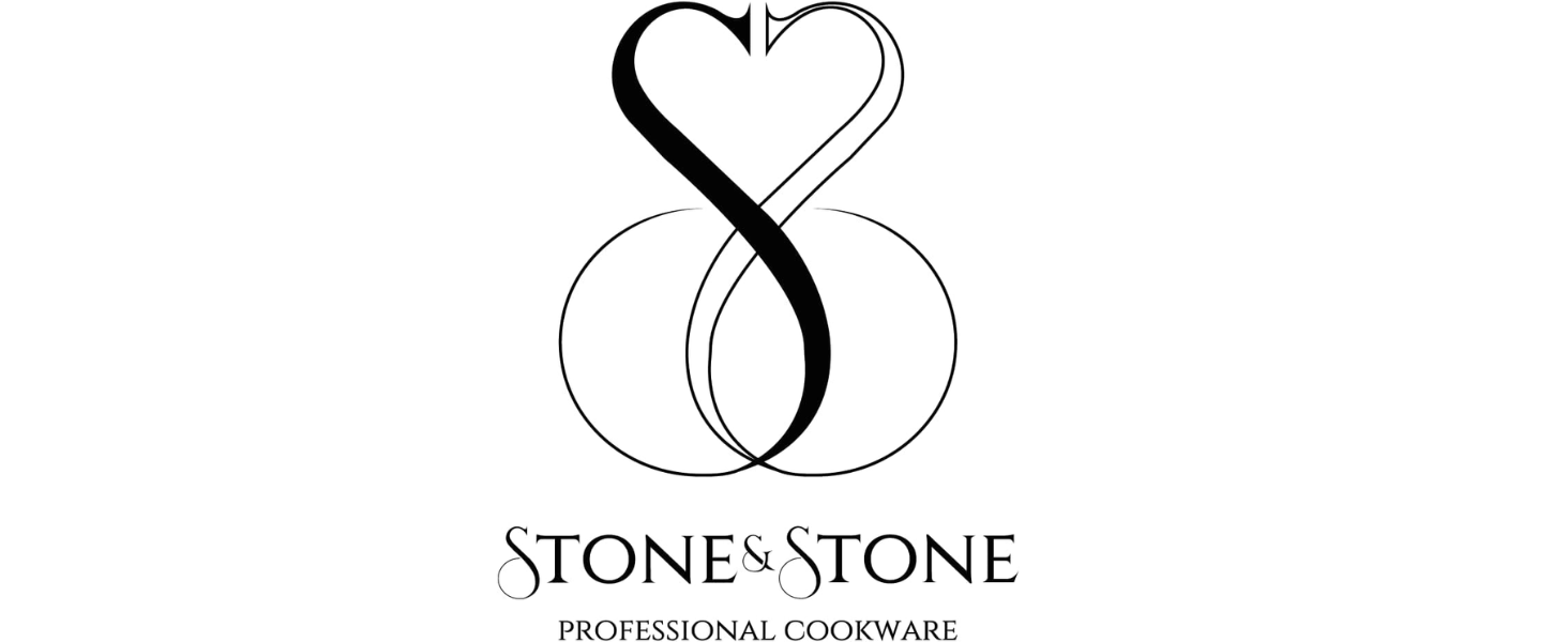 Набір сковорідок Stone&Stone для індукційних та газових плит (4 шт), антипригарне керамічне покриття, діаметри 20/24/28/32 см, без PFAS/PFOA/PTFE, з кришками