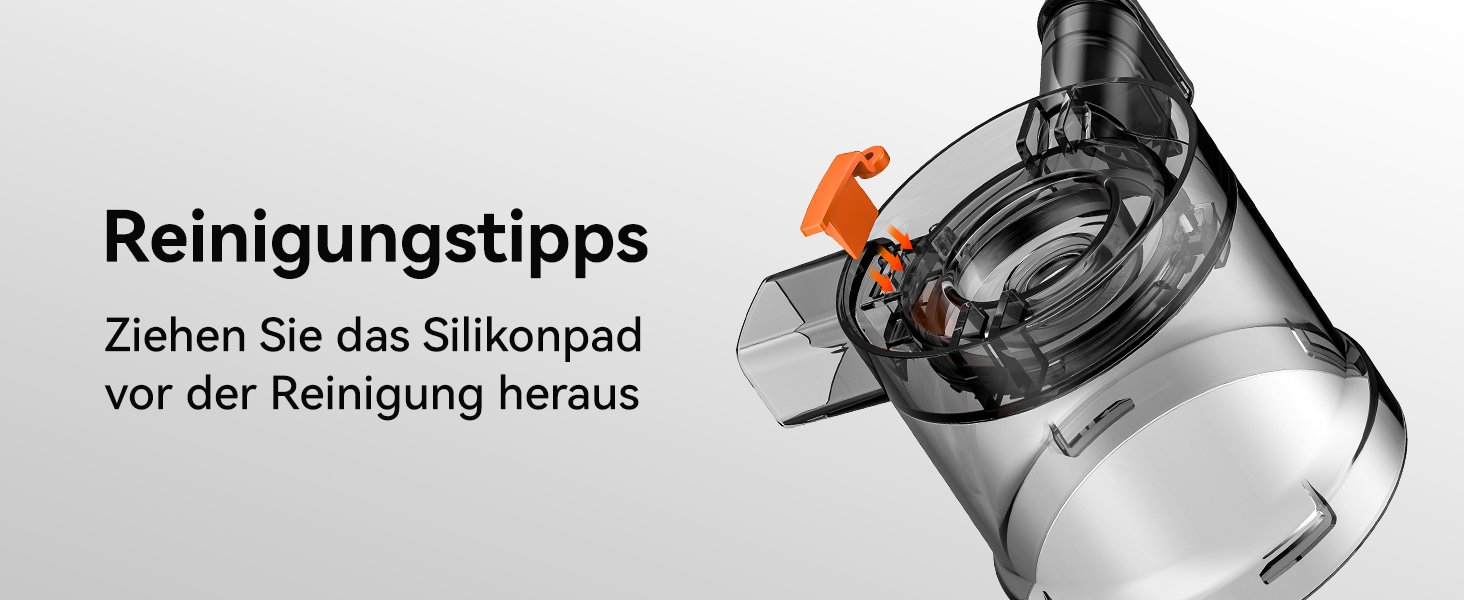 LINKChef Slow Juicer: повільний соковичавник для овочів та фруктів, 1.8 л, з функцією реверсу, BPA Free