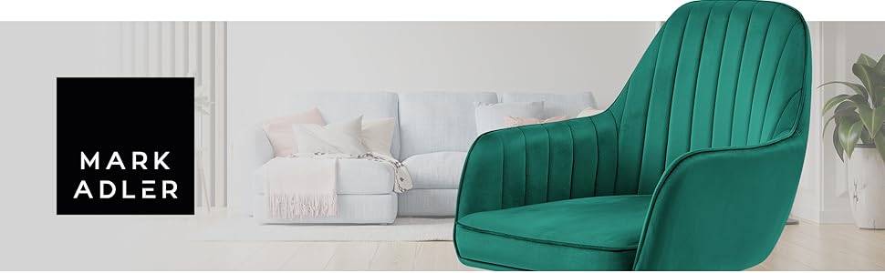 Офісне крісло Mark Adler Future 5.2 Black - регульоване, з підлокітниками, для дому та офісу | Макс. навантаження 130 кг | Тканина 