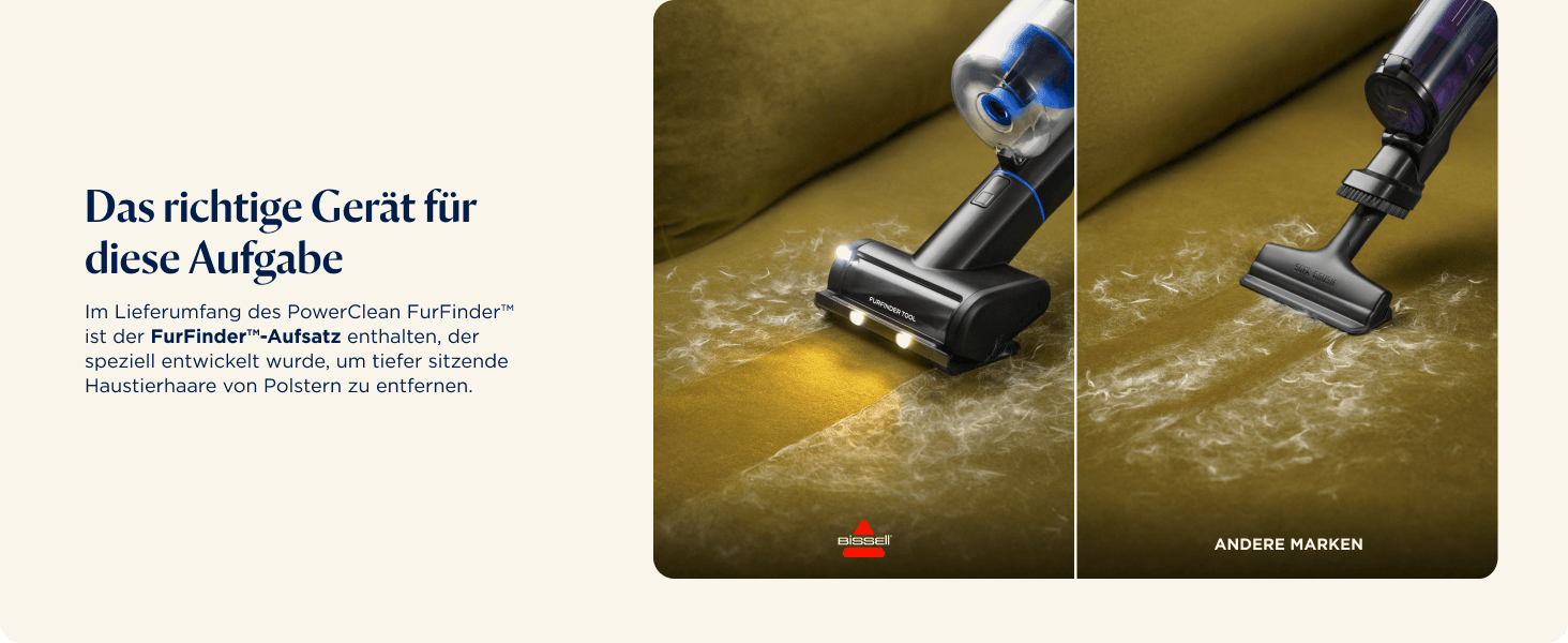 Акумуляторний пилосос Bissell PowerClean FurGuard для шерсті тварин з HEPA-фільтром, 2500 mAh, 50 хв роботи