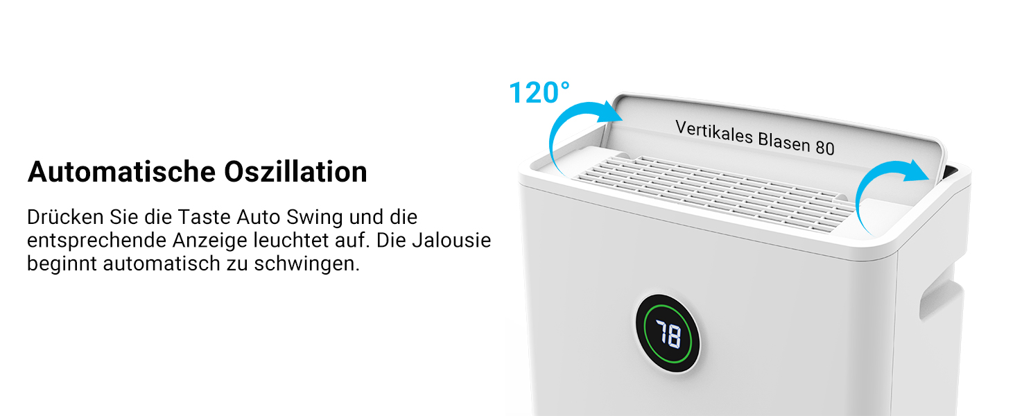 Зволожувач повітря Pasapair – автоматичний осушувач для дому до 120 м³ (20 м²) з таймером, 3 режими роботи, цифровий дисплей, шланг для відведення конденсату. Захист від вологи та плісняви.