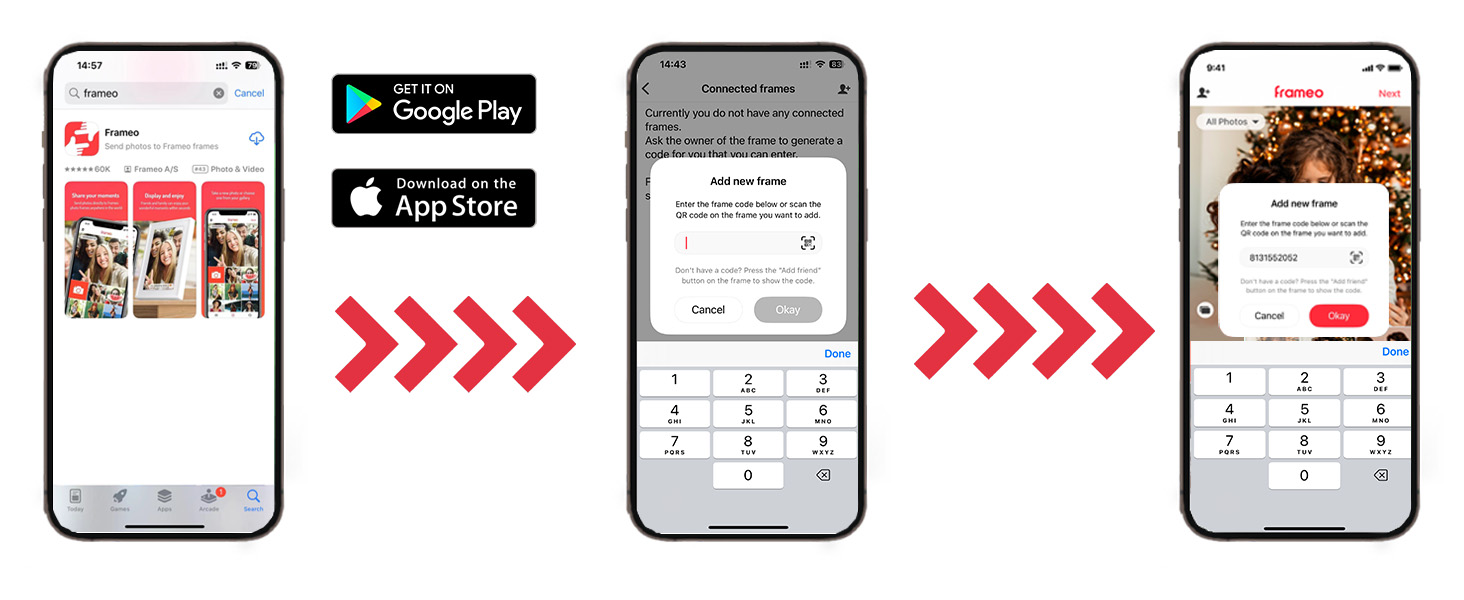 Frameo Цифровий фоторамка WiFi 10.1