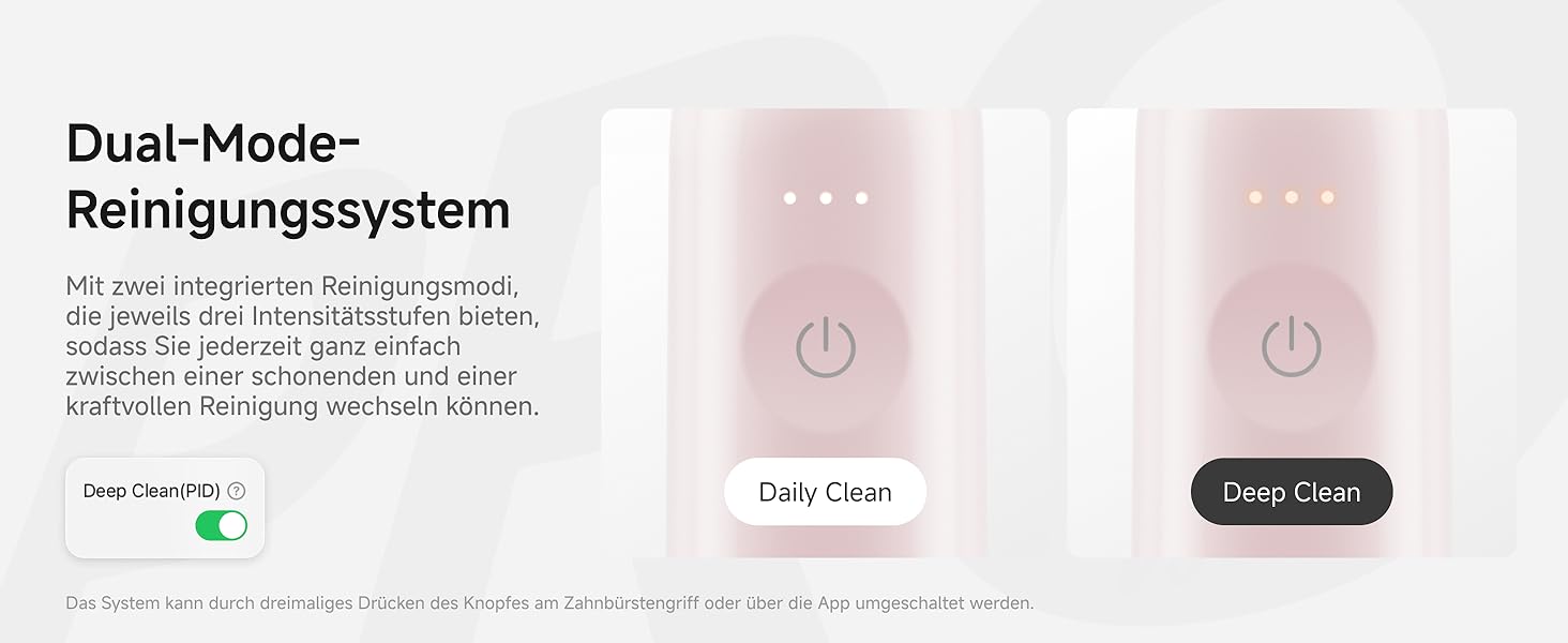 Звукова зубна щітка Laifen Wave Pro рожевого кольору: 6 режимів, акумулятор до 70 днів, контроль тиску, 2 насадки