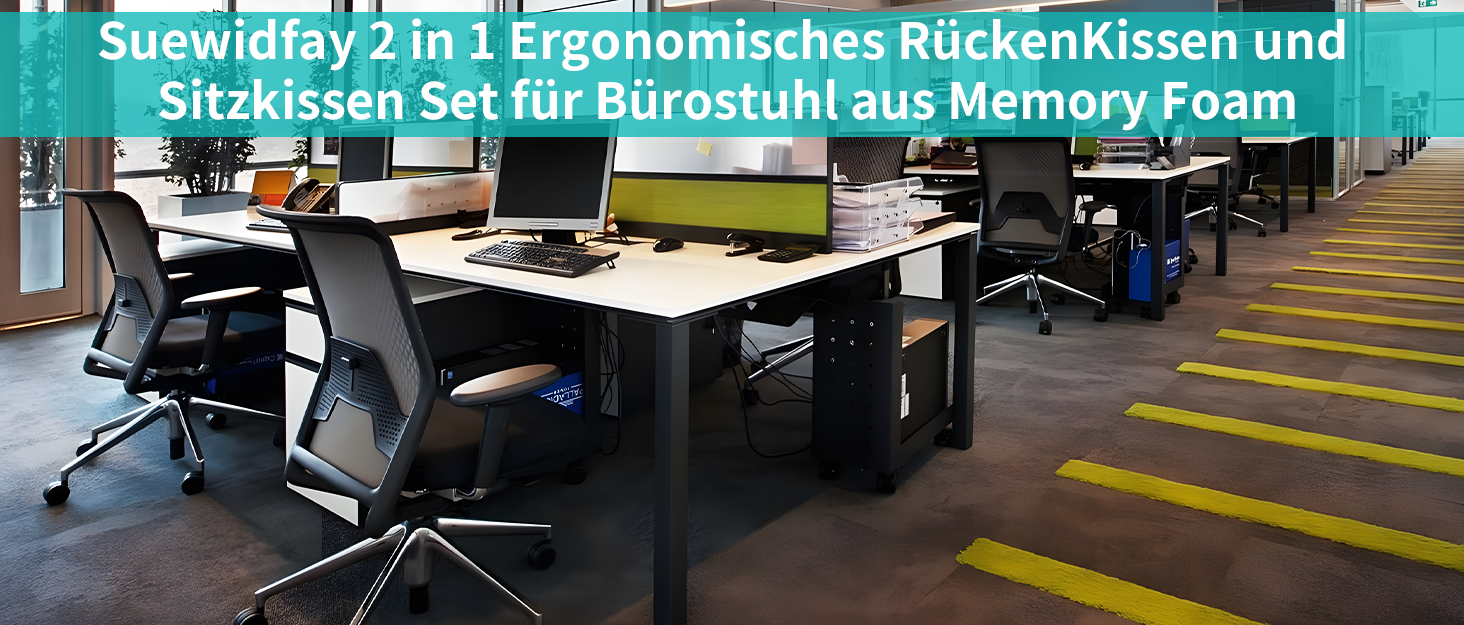 Набір подушок для сидіння та підтримки спини 2 в 1, ергономічні подушки з піною з пам'яті для офісного крісла, автокрісла, інвалідного візка, сірий колір