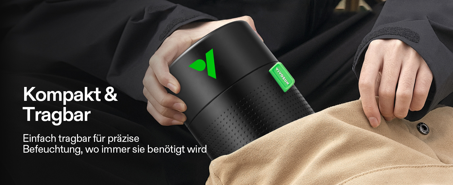 Зволожувач повітря VIVOSUN AeroStream U075 USB, 750 мл, холодний пар, 2 режими, автовимкнення, пульт, для гроубоксів