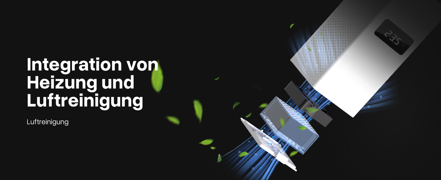 Повітряочисник ELEGOO для 3D-принтерів: видаляє TVOC, сумісний з Mars 4, Saturn 3, Saturn 2, розмір 210x247x410 мм (з міні-нагрівачем)