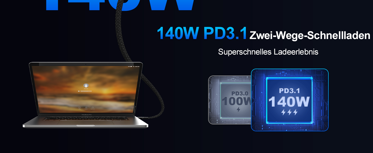 Power Bank AsperX 20000mAh, 165W, 2x USB-C 100W, Алюмінієвий Корпус, Вбудований Кабель 60см, TFT-Дисплей, для iPhone, MacBook, Samsung