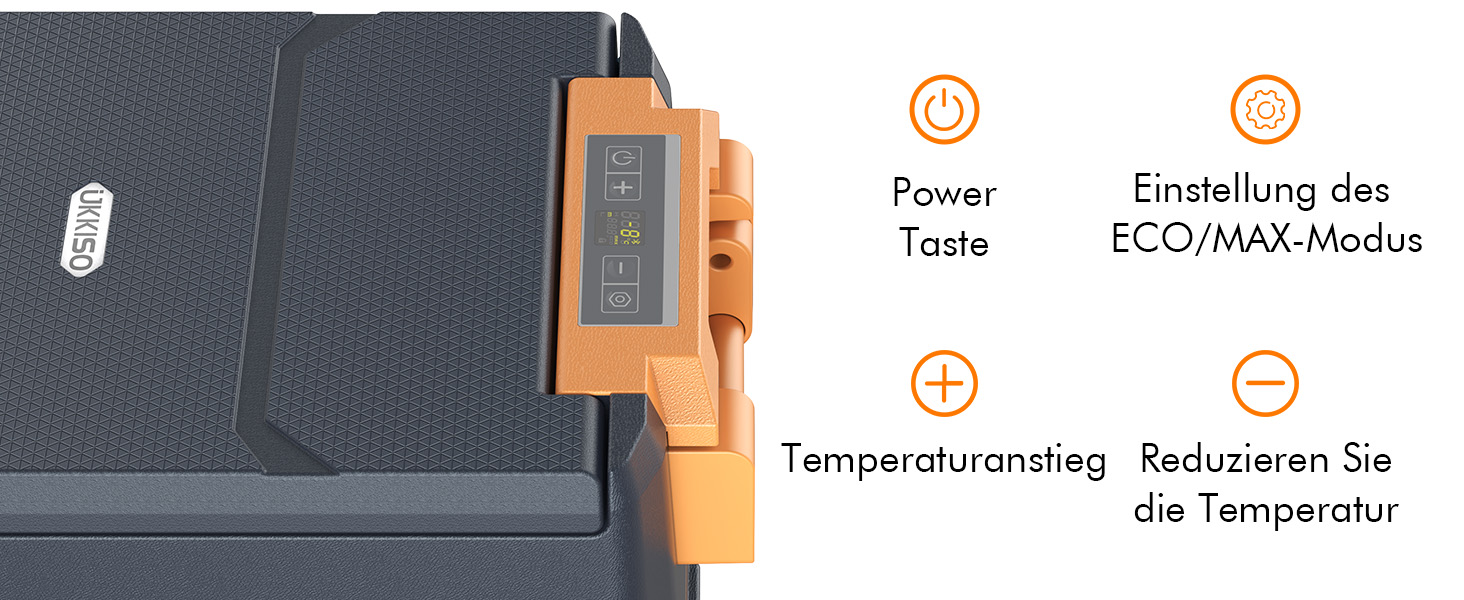 Автомобільний компресорний холодильник 50л 12/24V та 100-240V з USB, для авто, вантажівок, човнів, кемпінгу (-20°C/+20°C)