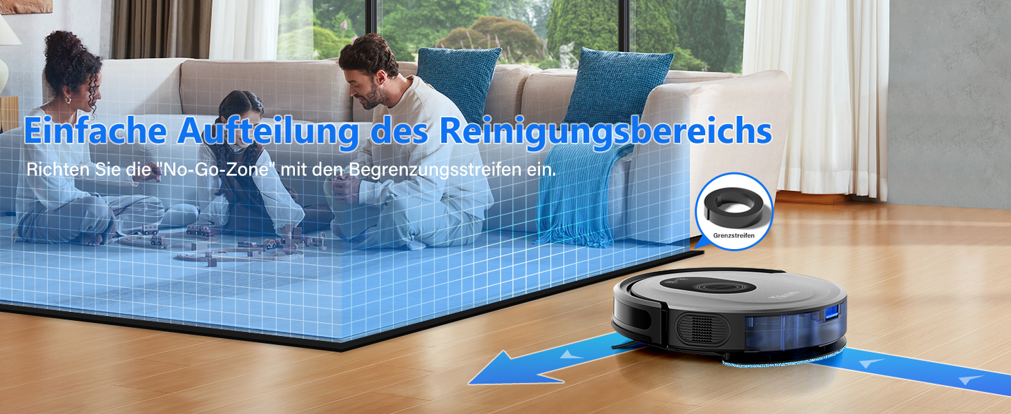 Робот-пилосос 2-в-1 з функцією миття підлоги Tikom G8000 Max, 5000Pa, самостійна зарядка, Wi-Fi, 150 хв, для тварин, килимів, твердих підлог, чорний