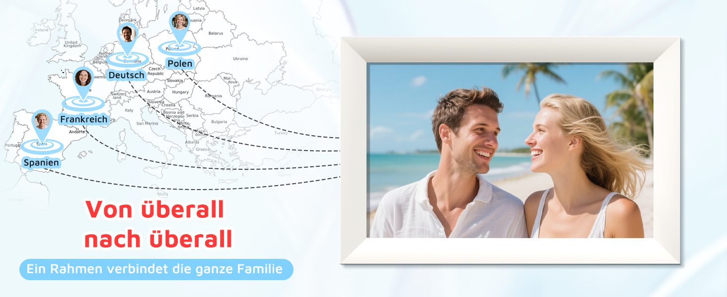 Цифровий фоторамка Hesmor 15.6