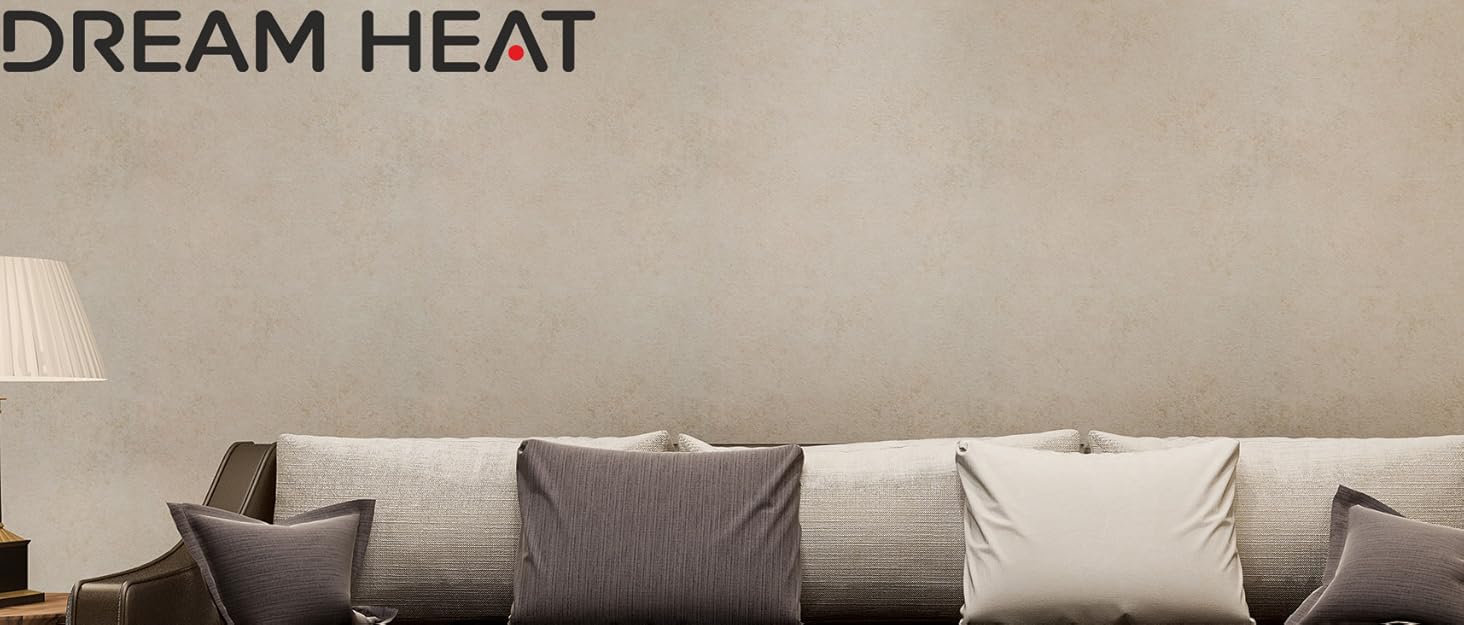 Інфрачервоний обігрівач DREAM HEAT з пультом дистанційного керування, енергозбереження, сенсорна панель, WIFI, керування APP, функція ТАЙМЕРА, електричний обігрівач, випромінювач, термостат, електричний обігрівач, інфрачервоний (960 Вт)