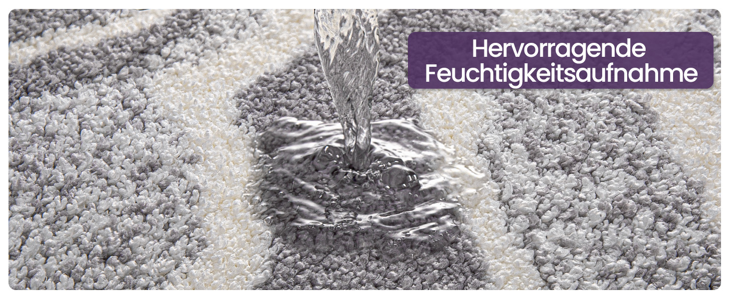 Килимок для ванної кімнати DEXI, 44 x 76 см, сірий. Нековзкий, швидковисихаючий, з мікрофібри. Килимок для душу, ванни, пральні.