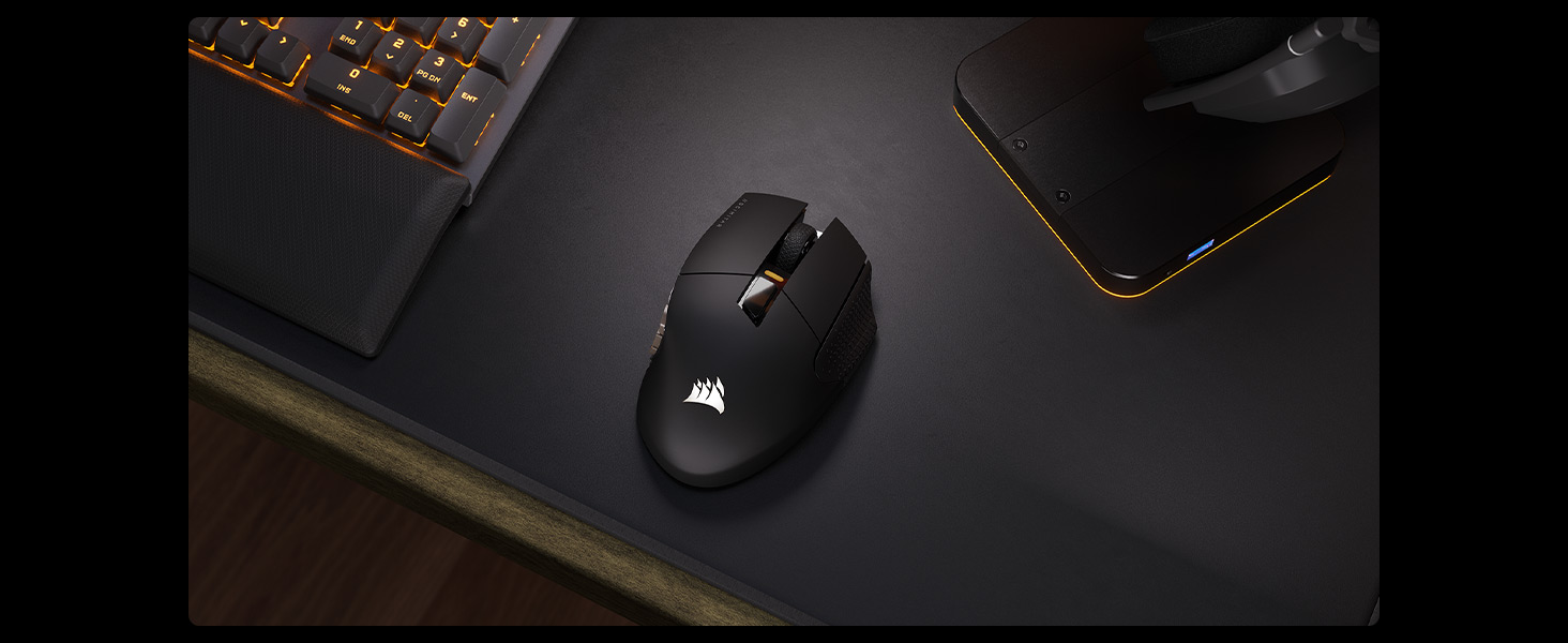 Ігрова миша Corsair Scimitar RGB Elite для MOBA/MMO, дротова, чорна