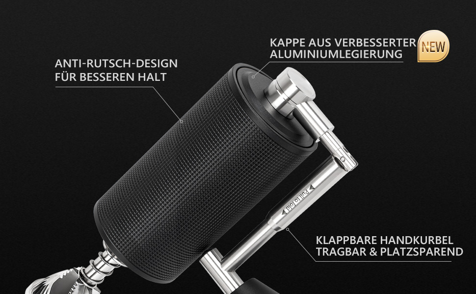 Ручна кавомолка TIMEMORE Chestnut C3 ESP PRO: корпус з нержавіючої сталі, жорна S2C, для еспресо та френч-пресу, чорний колір