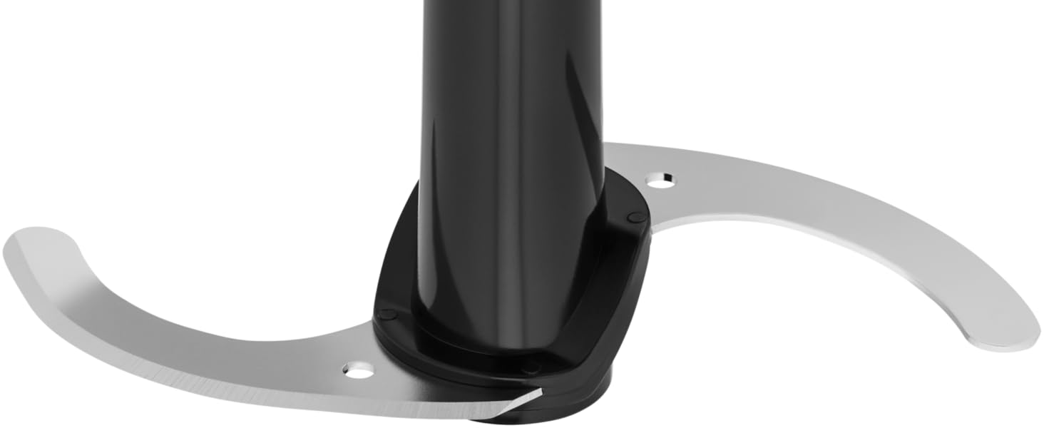 WMF Kult X Електричний подрібнювач міні-подрібнювач з скляною чашею та лезами з нержавіючої сталі, для овочів, трав та горіхів, 1л, довговічний, придатний для миття в посудомийній машині