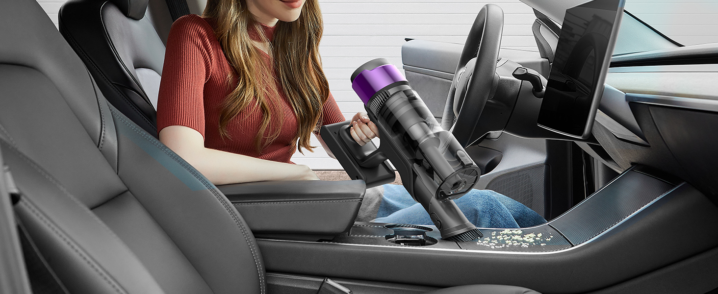 Бездротовий акумуляторний пилосос Ultenic U20: 55000Pa, 600W, 60хв, GreenEye, антинамотування, для твердих поверхонь та килимів