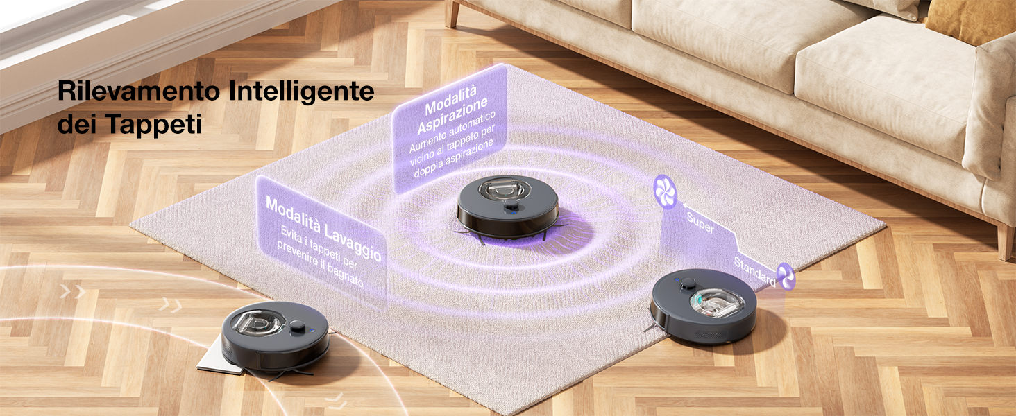 Робот-пилосос OKP L7G 3-в-1 з функцією миття, 6000Pa, LiDAR, 150 хв, WiFi, Alexa, для тварин, килимів, твердих підлог, сірий