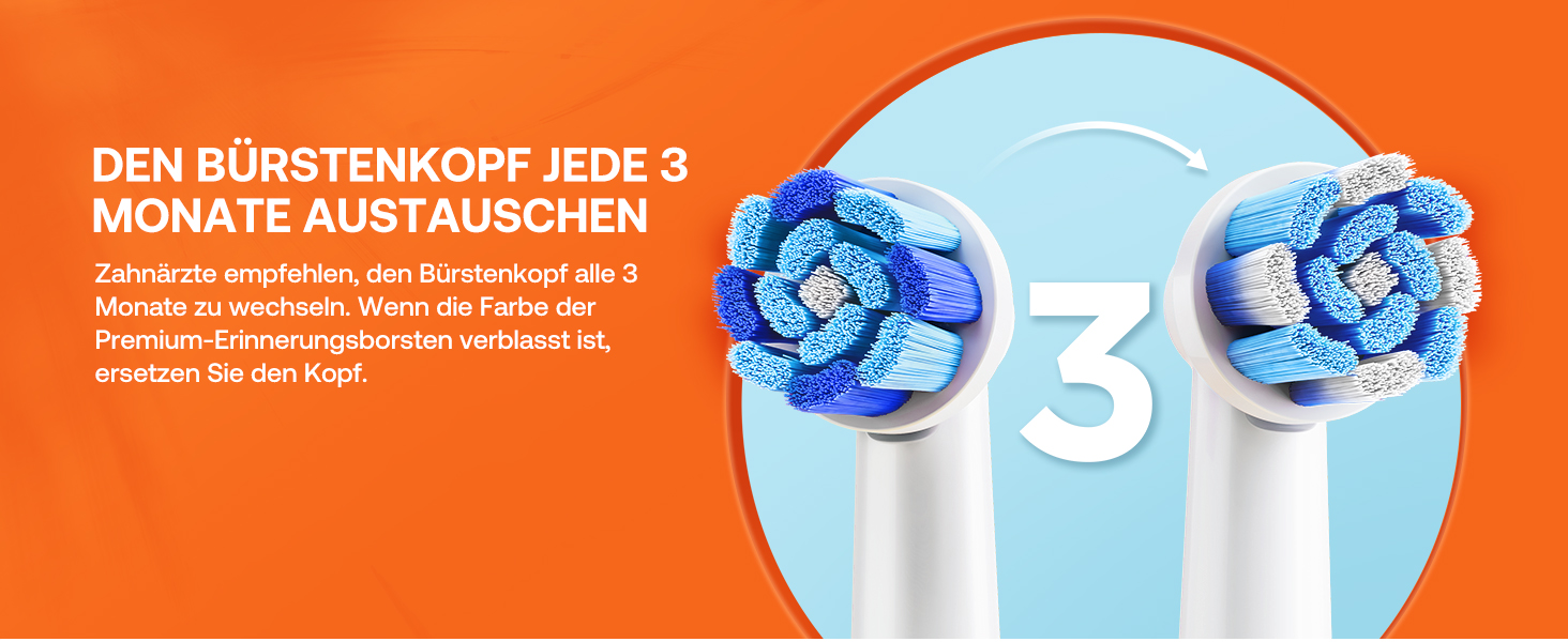 Електрична зубна щітка Bitvae R2, 8 насадок на 2 роки, 5 режимів для дорослих та дітей, захист ясен, чорний