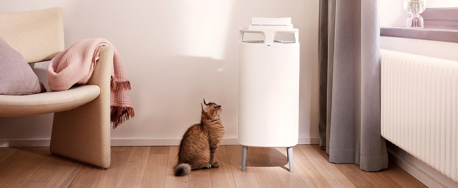 Повітряний фільтр Blueair 5210i для приміщень до 79 м² - очищувач повітря від пилу, шерсті тварин, диму, плісняви, алергенів та запахів. Технологія HEPASilent, DustMagnet