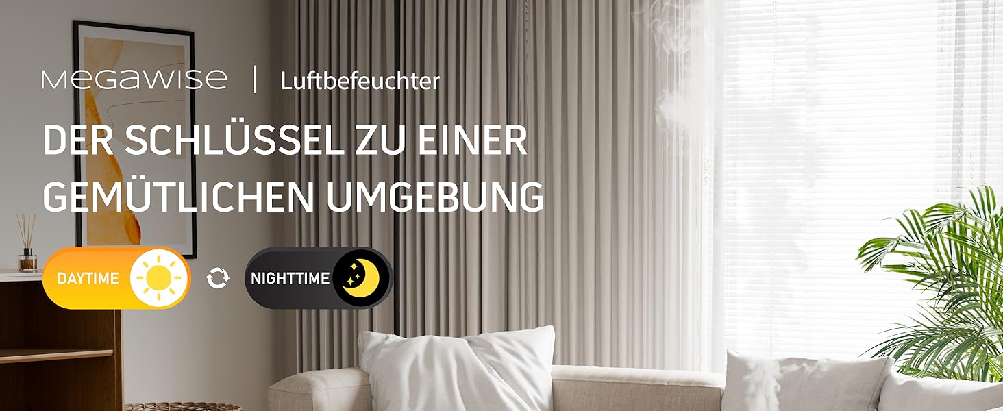 Набір з 2 ультразвукових зволожувачів повітря H1-XIT по 2л, білі, з верхнім наливом та нано-розпиленням для дитячої кімнати, спальні та вітальні